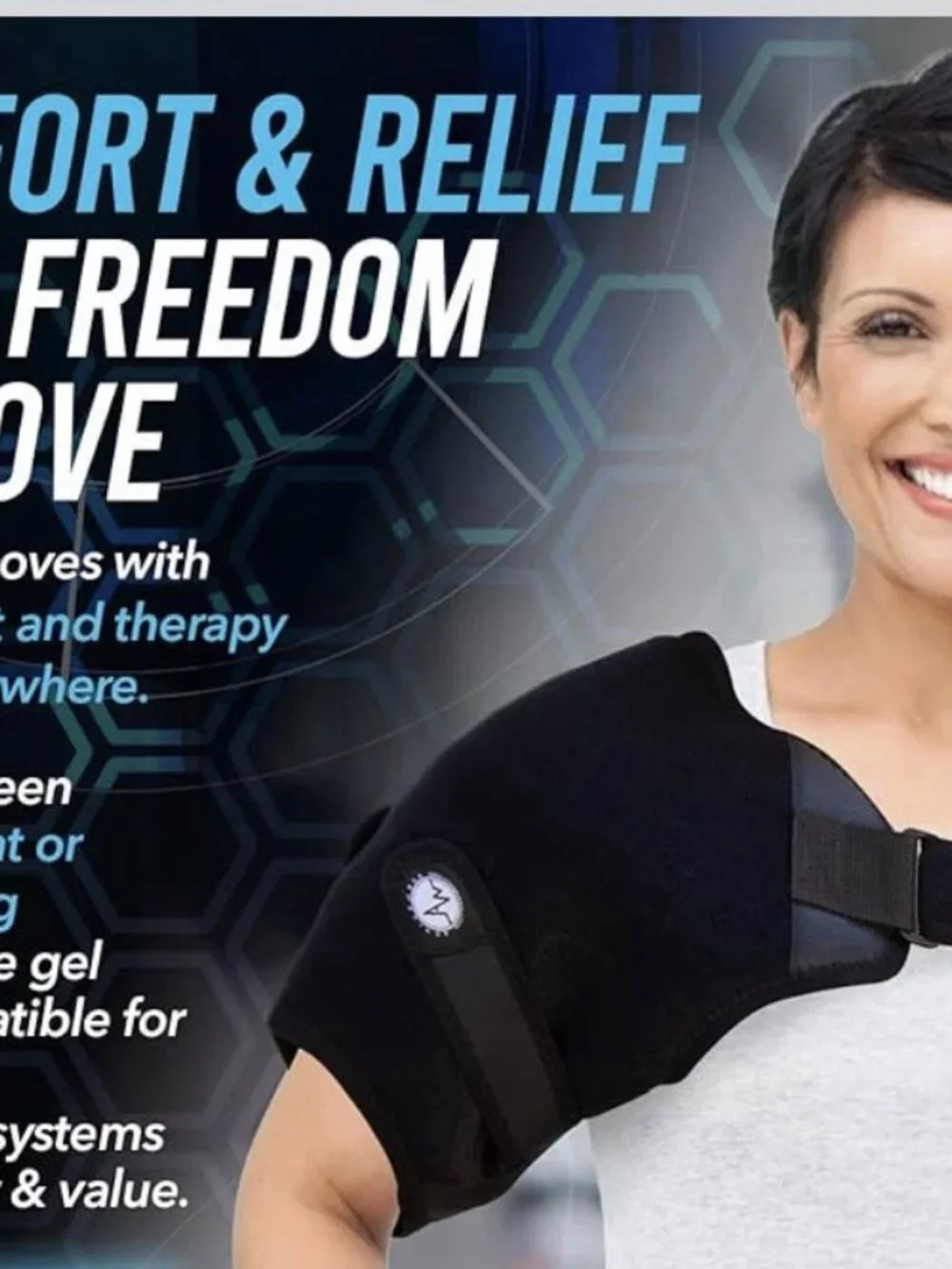 ActiveWrap Shoulder Ice Pack Wrap Post-op Surgery Recovery Rotator Cuff Therapy